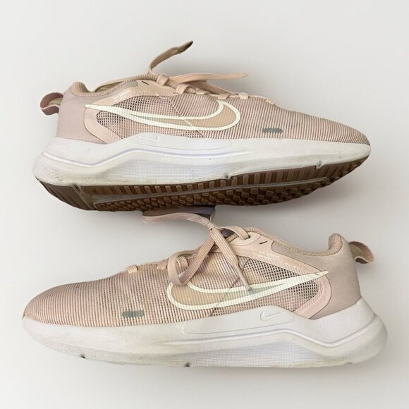 Nike Women's Downshifter 12 Sneakers Size 6.5 Barely Rose White Running Shoe GUC - Picture 5 of 12